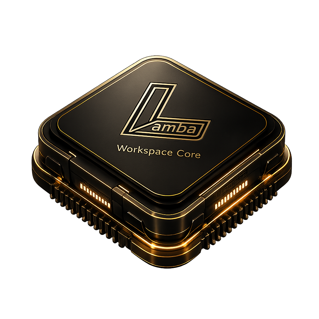 Lamba Workspace Core hardware illustration